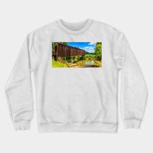 Burfordville Covered Bridge Crewneck Sweatshirt